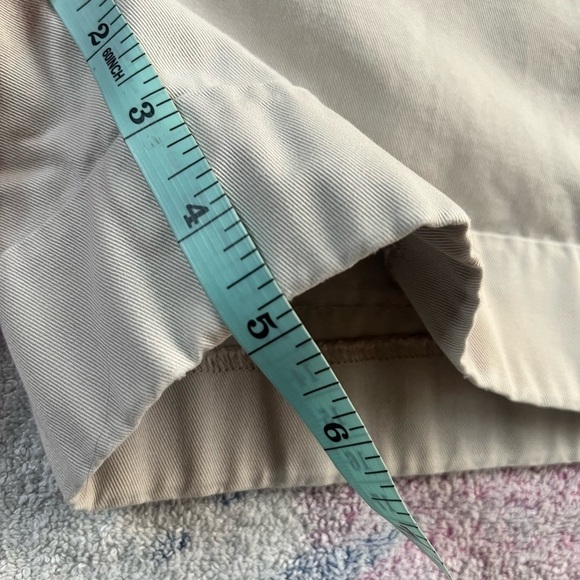 2 pair Ann Taylor & LOFT cuffed chino shirts black and beige - Picture 4 of 16